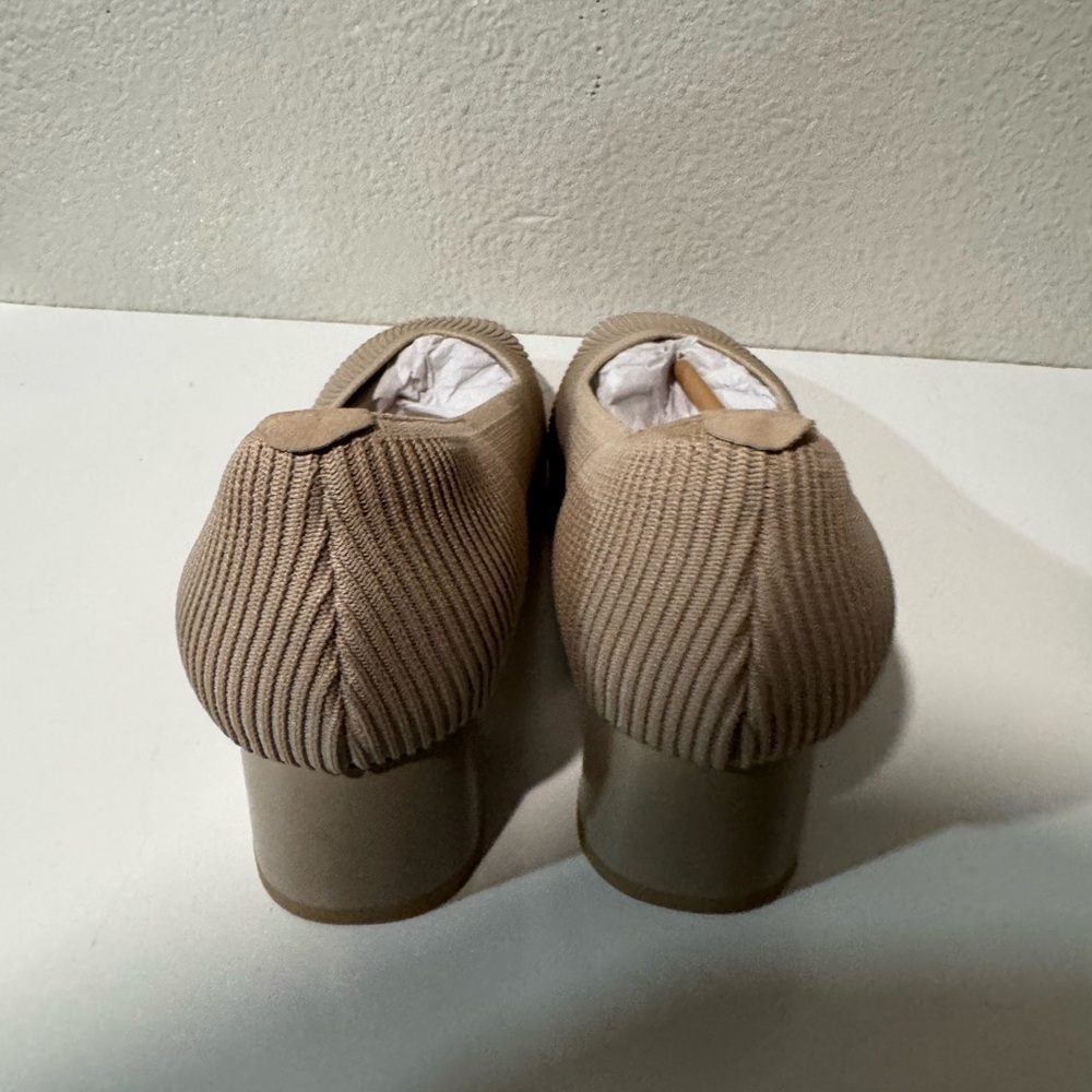 ARROMIC Women's Pumps, Closed Toe Chunky Square Toe Low Block Heels size 10W - Picture 6 of 12